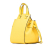 Loewe B LOEWE Yellow Mustard Calf Leather Mini Grained skin Drawstring Hammock Bag Spain