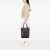 Gucci B Gucci Brown Dark Brown Canvas Fabric GG Tote Italy