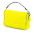 Fendi AB Fendi Yellow Neon Yellow Sequin Other Mini Transparent Paillettes Elaphe Baguette Satchel Italy