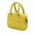 Miu Miu AB Miu Miu Yellow Raffia Natural Material Crochet Arcadie Top Handle Bag Italy