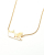 Celine Céline Horse Carriage Gold-tone Necklace