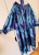 Marimekko Sumptuous blue print hostess dress M → XXL