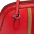 Gucci B Gucci Red Calf Leather Mini Web Dome Satchel Italy