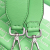Fendi B Fendi Green Light Green Calf Leather Zucca Embossed Stitched Baguette Satchel Italy