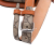 Gucci AB Gucci Brown Beige Coated Canvas Fabric Mini GG Supreme Web Bamboo 1947 Belt Bag Italy