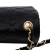 Chanel AB Chanel Black Satin Fabric Mini Rectangular CC Quilted Flap France