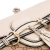 Gucci B Gucci Brown Beige with White Canvas Fabric Medium GG Emily Shoulder Bag Italy