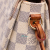 Louis Vuitton B Louis Vuitton White Damier Canvas Canvas Damier Azur Croisette France