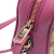 Gucci B Gucci Brown Beige with Pink Canvas Fabric GG Bree Crossbody Italy