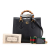 Gucci Diana Small Leather Tote Handbag Black
