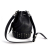 Philipp Plein Stud Leather Bucket Shoulder Bag Black