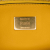 Fendi B Fendi Yellow Mustard Calf Leather Zucca Embossed Chain Midi Baguette Italy