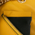 Fendi B Fendi Yellow Mustard Calf Leather Zucca Embossed Chain Midi Baguette Italy