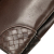 Bottega Veneta B Bottega Veneta Brown Dark Brown Calf Leather Intrecciato Trimmed Clutch Italy