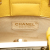 Chanel B Chanel Yellow Calf Leather Mini skin Label Click Shopping Tote Italy