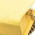 Chanel B Chanel Yellow Calf Leather Mini skin Label Click Shopping Tote Italy