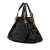 Chloé B Chloé Black Calf Leather Medium Pebbled Paraty Satchel Italy