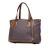Celine B Celine Brown Canvas Fabric Carriage Tote China