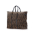 Fendi B Fendi Brown Canvas Fabric Zucca Tote Italy