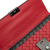 Bottega Veneta B Bottega Veneta Red with Black Nappa Leather Leather Nappa Intrecciato Glass Shoulder Bag Italy