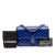 Chanel AB Chanel Blue Patent Leather Leather Mini Rectangular Classic Chevron Patent Single Flap Italy