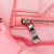 Prada B Prada Pink Dark Pink Nylon Fabric Tessuto Reversible Satchel Italy
