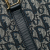 Christian Dior B Dior Blue Canvas Fabric Diorissimo Trotter Tote Italy
