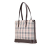 Burberry B Burberry Brown Beige Canvas Fabric House Check Tote United Kingdom