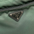 Prada B Prada Green Dark Green Nylon Fabric Tessuto Zip Top Crossbody Italy