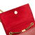 Saint Laurent B Saint Laurent Red Calf Leather Small Monogram Kate Tassel Crossbody Italy