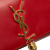 Saint Laurent B Saint Laurent Red Calf Leather Small Monogram Kate Tassel Crossbody Italy