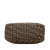 Fendi B Fendi Brown Canvas Fabric Small Zucca Twins Tote Italy