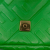 Fendi AB Fendi Green Lime Calf Leather Mini Zucca Embossed Baguette Satchel Italy