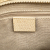 Gucci B Gucci Brown Beige with White Canvas Fabric Small GG Bree Satchel Italy