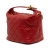 Chanel B Chanel Red Lambskin Leather Leather Small Quilted Lambskin Perfect Meeting Hobo Italy