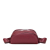 Bottega Veneta AB Bottega Veneta Red Burgundy Calf Leather Textured Marco Polo Belt Bag Italy