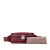 Bottega Veneta AB Bottega Veneta Red Burgundy Calf Leather Textured Marco Polo Belt Bag Italy