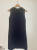 123 Paris Sleeveless navy dress with rhinestone collar