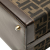 Fendi B Fendi Brown Canvas Fabric Zucca Push Lock Box Handbag Italy