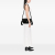 Bottega Veneta Black Lambskin Torchon Classic Tasseled Twisted Crossbody Italy