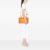 Prada B Prada Orange Canvas Fabric Canapa Bijoux Satchel Italy