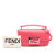 Fendi AB Fendi Pink Dark Pink Satin Fabric Phone Pouch Baguette Satchel Italy