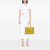 Bottega Veneta B Bottega Veneta Yellow Calf Leather Intrecciomirage Butterfly Tote Italy