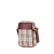 Burberry B Burberry Brown Beige with Red Canvas Fabric House Check Crossbody United Kingdom