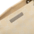 Gucci B Gucci Brown Light Beige Canvas Fabric GG Bamboo Satchel Italy