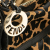 Fendi AB Fendi Brown Light Brown Canvas Fabric Leopard Print Chef Shoulder Bag Italy