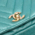 Chanel B Chanel Blue Turquoise Caviar Leather Leather Small Chevron Caviar Statement Flap France