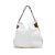 Gucci B Gucci White Calf Leather Medium 1970 Hobo Italy