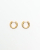 Balenciaga Gold Hoop Earrings
