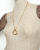 Saint Laurent Circle pendant Gold Chain Necklace